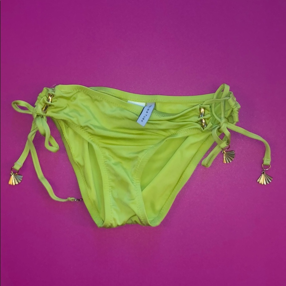 Trina Turk lime Green Bikini bottom Size 2
